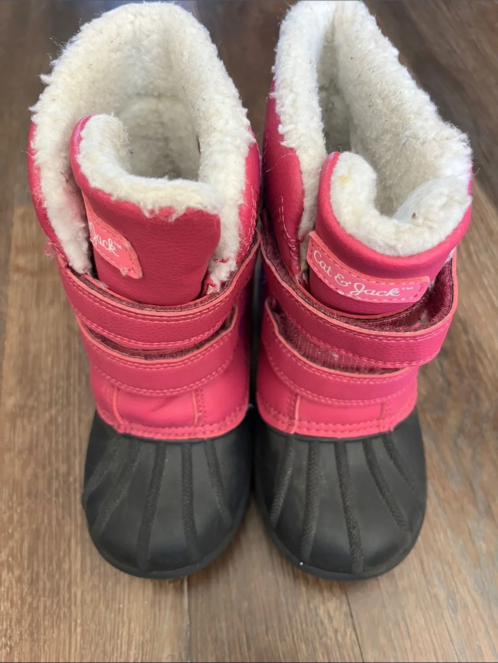 Cat and Jack girls size 11 pink winter boots. Great condition.